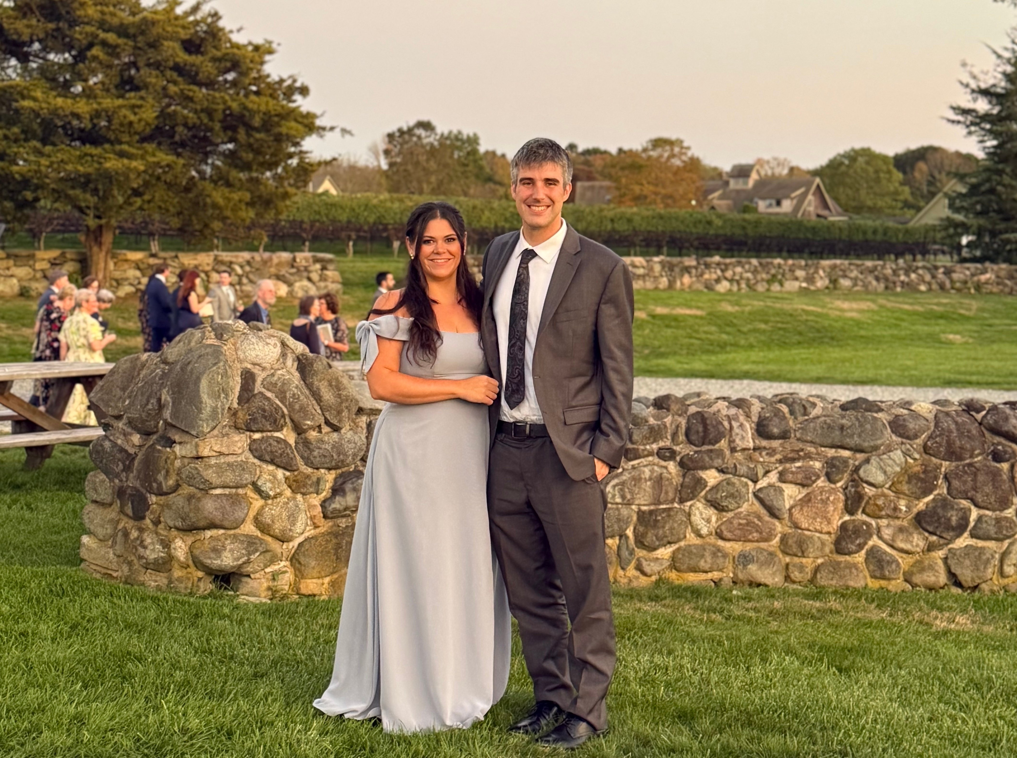 Kendal at Home care coordinator Pat Murray with his wife, Melissa.