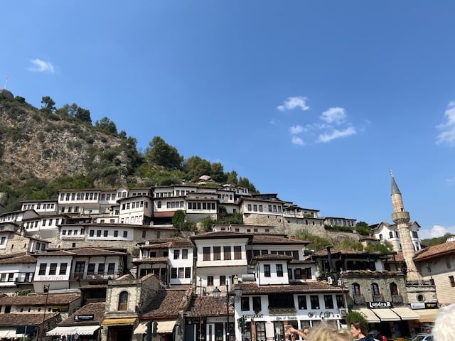 Berat, Albania, known as the "City of A Thousand Windows"