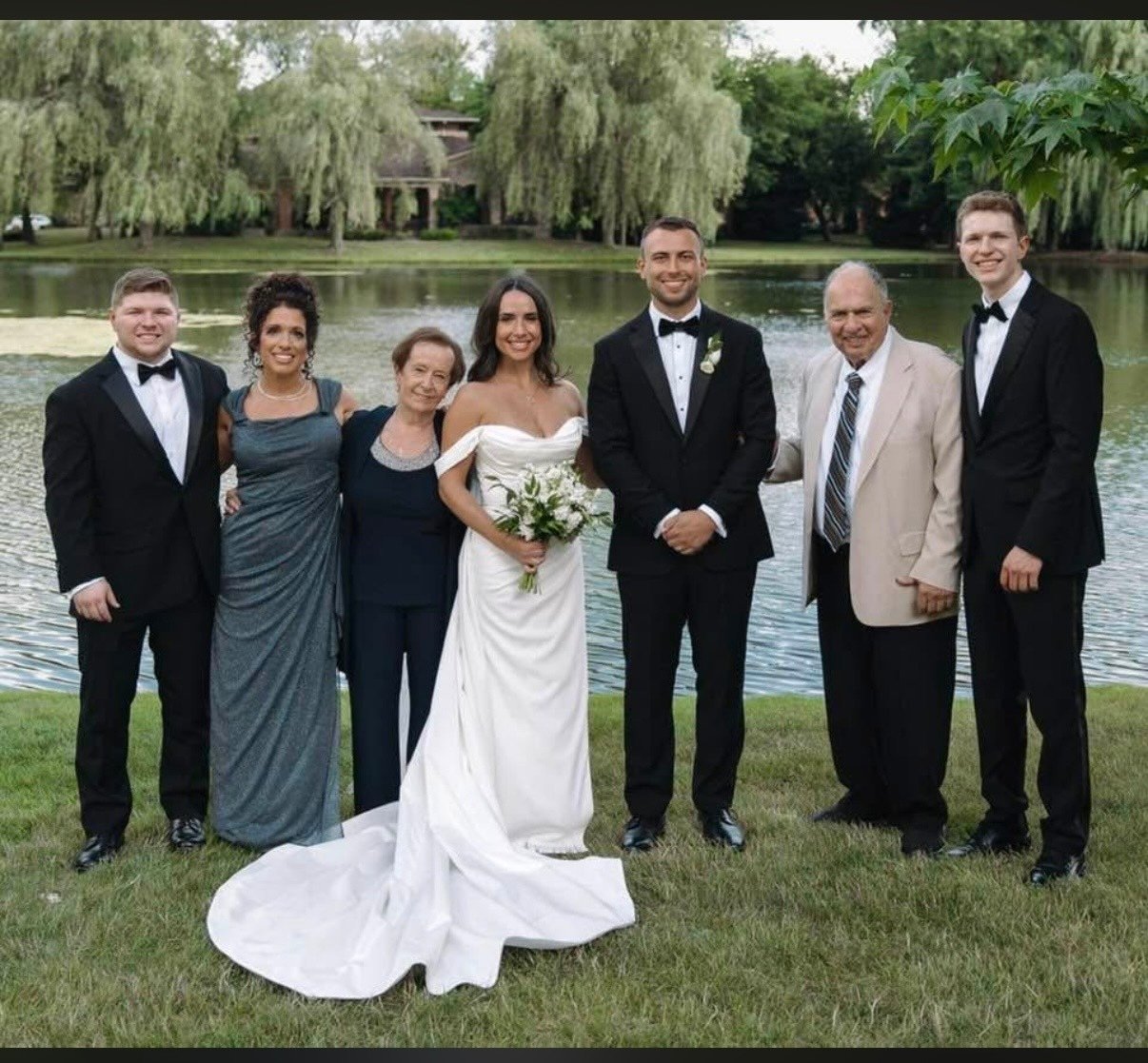 A photo of Kendal at Home care coordinator Melissa Neman at her daughter's wedding