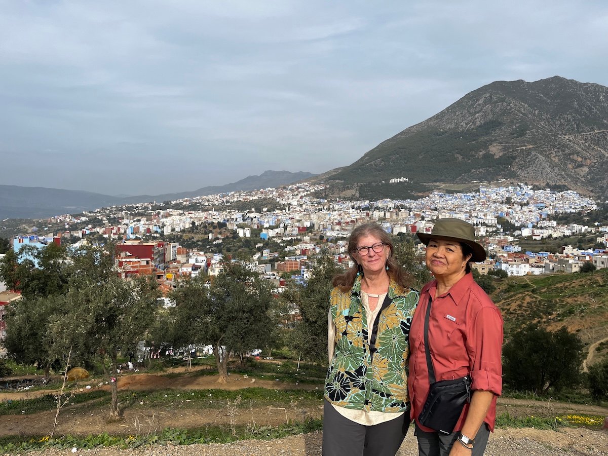 Yolanda and Ruth, friends who met through Kendal at Home